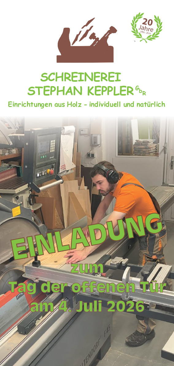 Vorschaubild von Dokument: Einladung Tag der offenen Tür 2026