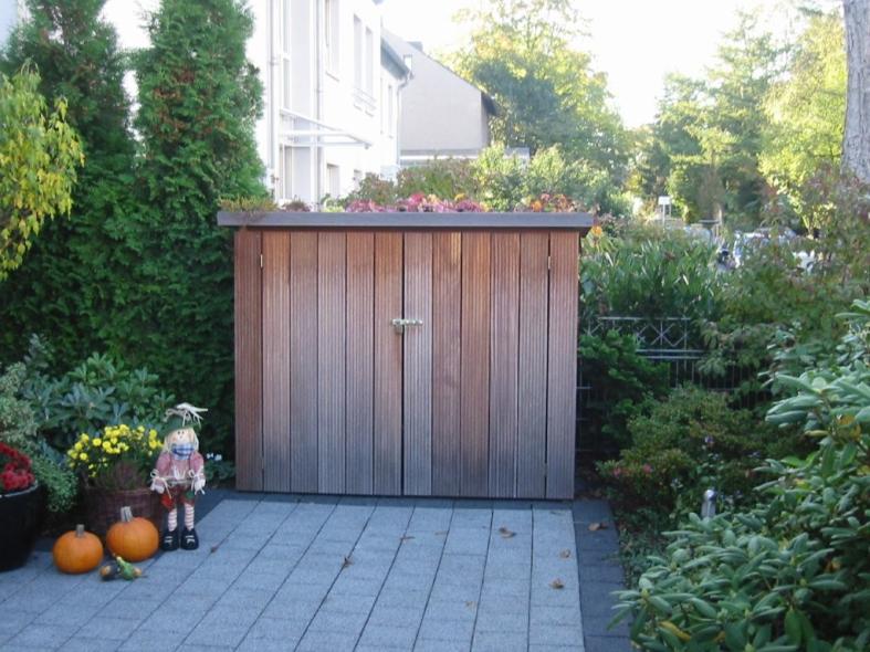 Fahrradschuppen aus Holz